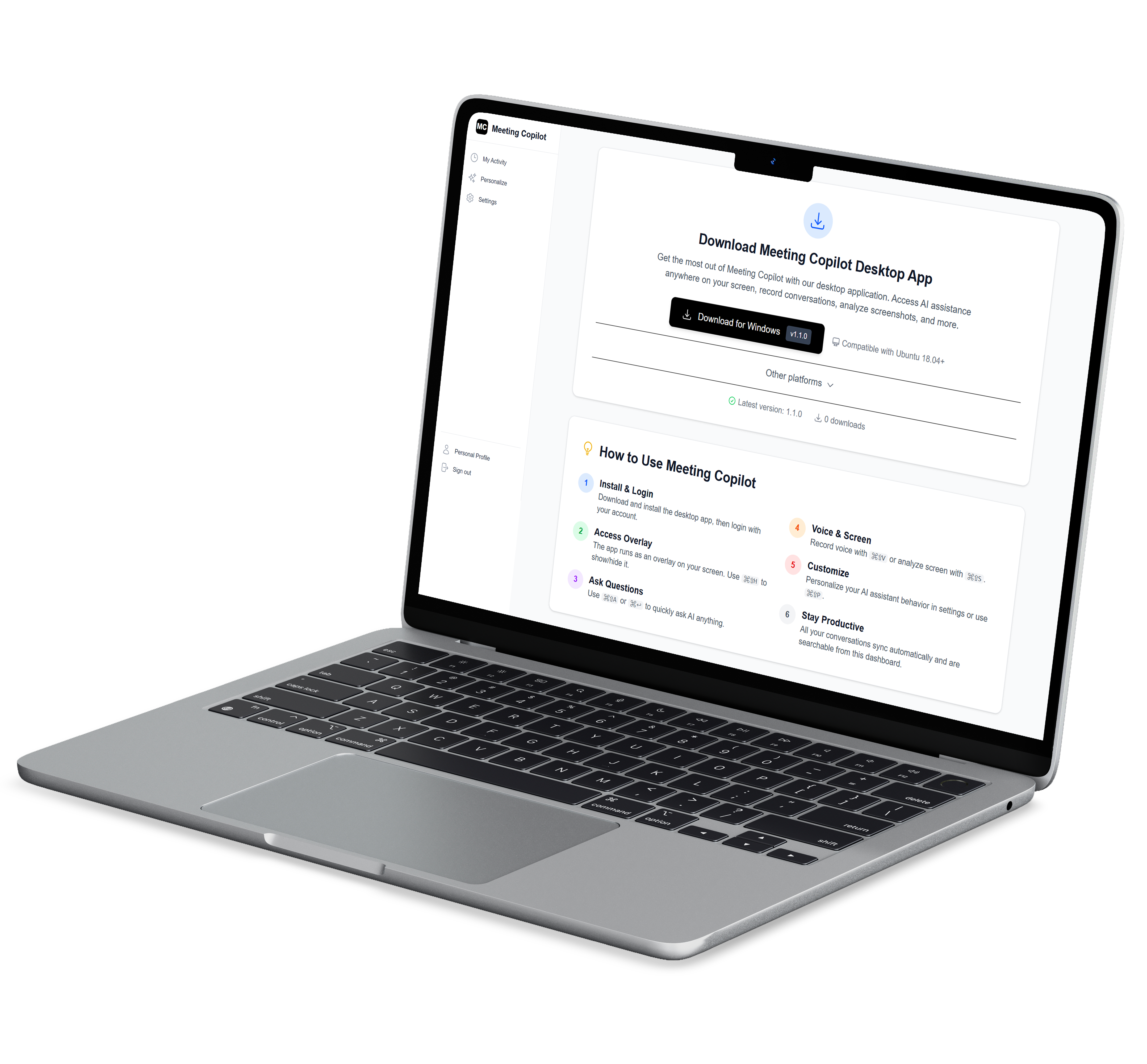 Interview Copilot AI Interface Demo